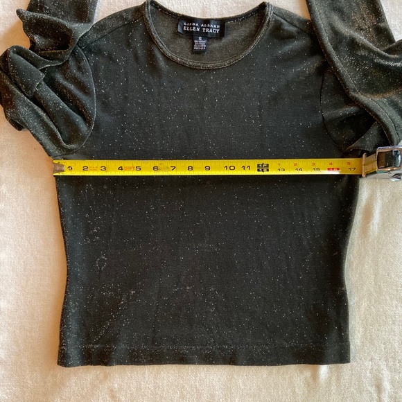 Linda Allard Ellen Tracy Sparkles top - Picture 7 of 8